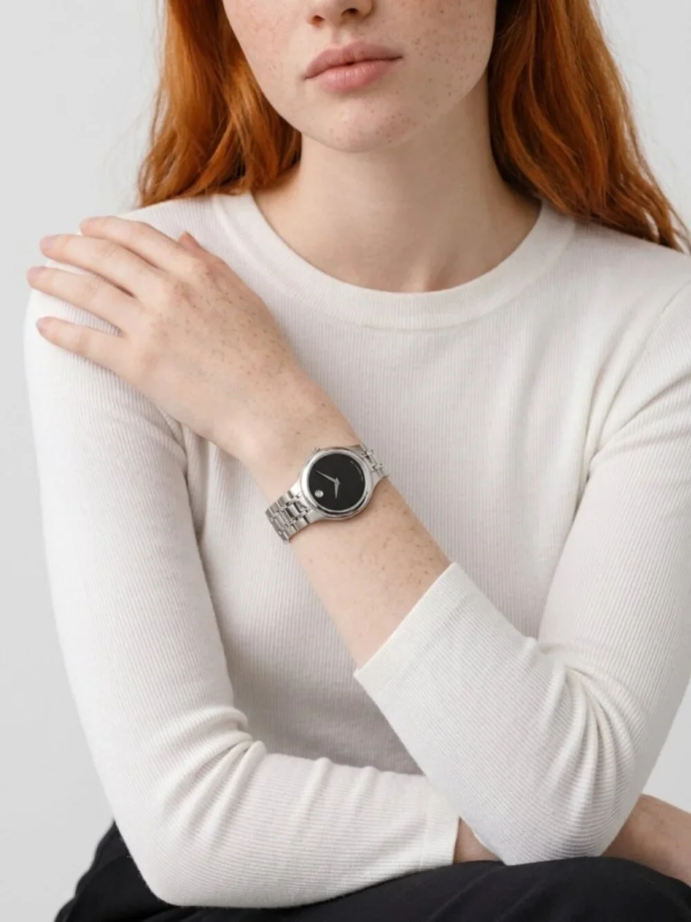 Movado dial black
